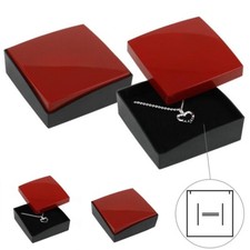 Jewellery Box Red Christmas Valentine Day Necklace Pendant Bracelet Earring Foam