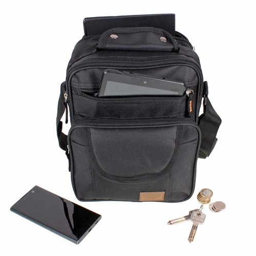 Mens canvas messenger - mens,