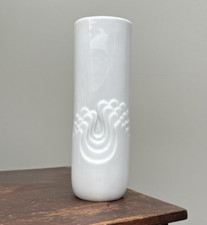 Thomas Germany BLUTENFEST by Tapio Wirkkala Tall Vase Vintage Porcelain 1970s 8"