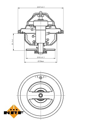 New thermostat coolant - thermostat,,