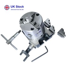 80mm Rotary Table + 3 Jaw