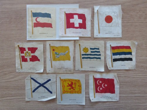 Silk cigarette cards - 10,