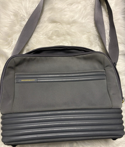 Mandarina duck gray laptop bag - duck,