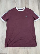 Fred Perry Youth XL T-Shirt – Burgundy – Very Good Condition