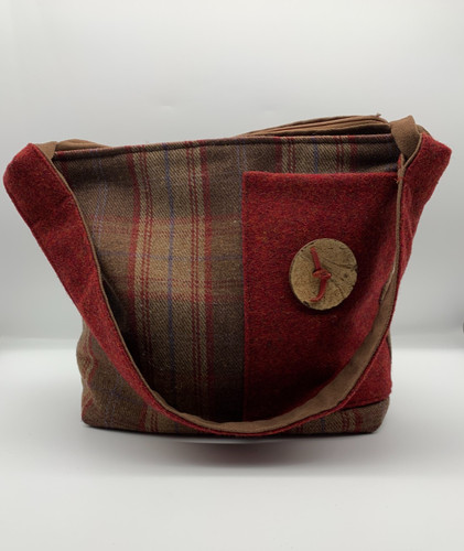 Welsh tweed sarah frost - tweed, brown