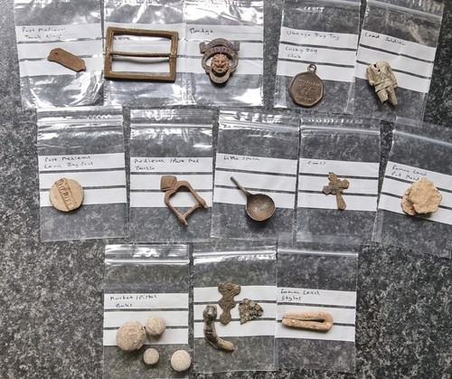 Metal detecting finds - metal,