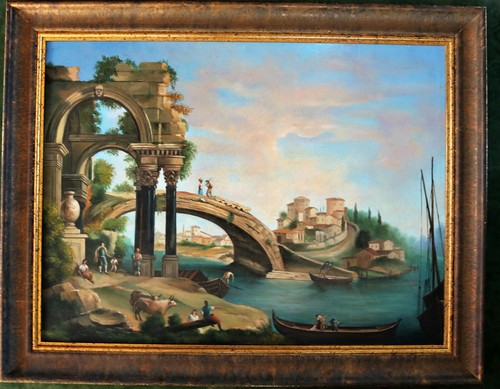 Oil painting canvas - painting,