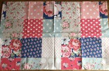 Large Patchwork & Button Spot Cath Kidston 1 Housewife Pillowcase Cotton New