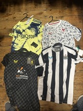 4x NEW football shirt genuine