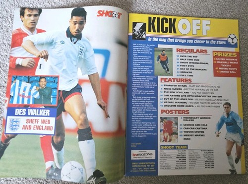 Vintage shoot football - shoot!,