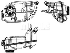 EXPANSION TANK COOLANT FITS