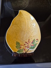 Decorative Carlton Ware England Leaf Shaped Dish