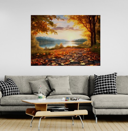 Autumn woodland forest - autumn,