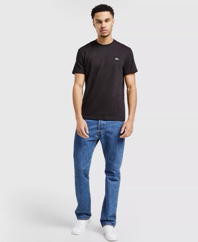 Lacoste men black cotton - black,