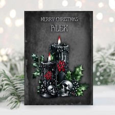 Personalised gothic black - personalised,