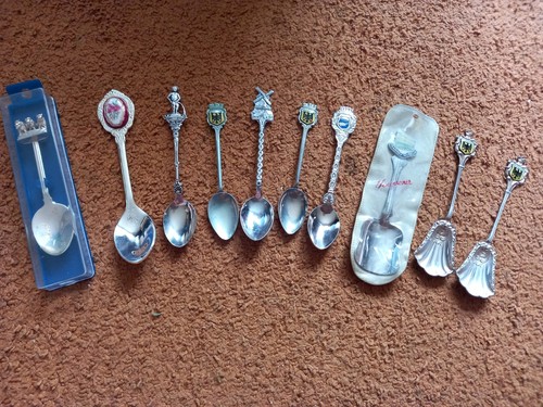 Decorative teaspoon joblot - decorative,