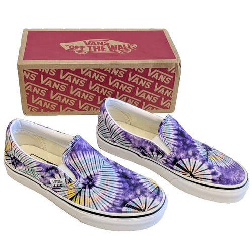 Vans purple multicolour tie - vans,