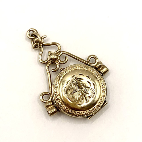 Swivel locket 9ct - swivel,