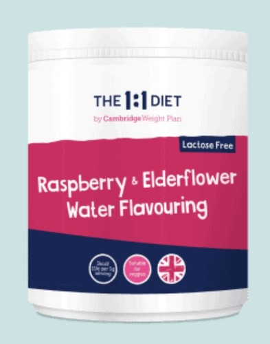 Raspberry elderflower water - elderflower,