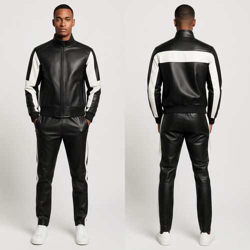 Men genuine lambskin pu - genuine,