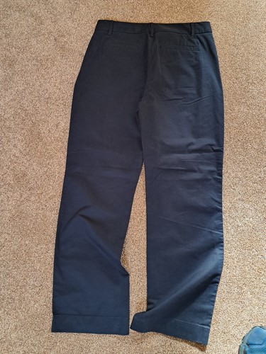 And womens navy chinos - m,