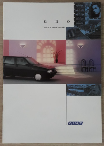 Fiat uno range brochure 1992 - uno,