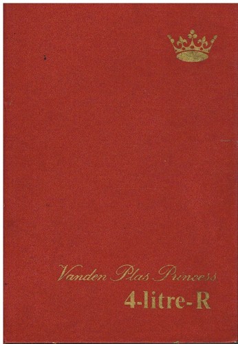 Vanden plas princess litre r - plas, 4-litre