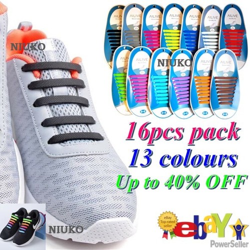 Shoe laces silicone elastic - silicone, no