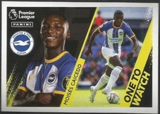 PANINI 2023 PREMIER LEAGUE- #161-BRIGHTON & ECUADOR-ONE TO WATCH-MOISES CAICEDO