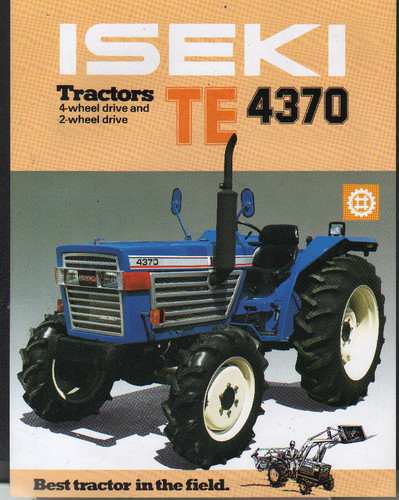 Iseki 4370 tractor - iseki,