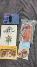 Bundle Quilling Items - Paper Strips, Tools, Books Designer Board Etc New & Used