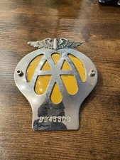 Vintage AA Car Grill Badge
