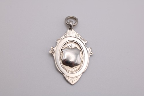 Vintage silver shield - , fob