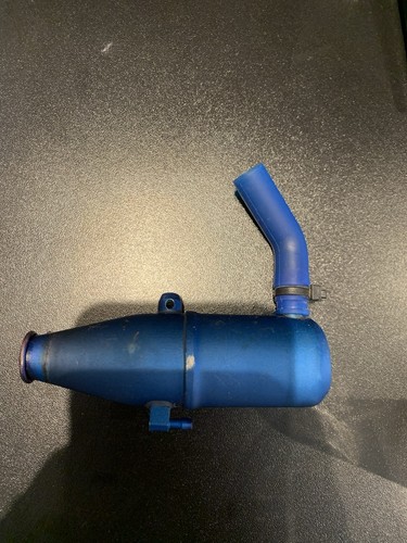Traxxas revo exhaust blue - traxxas,