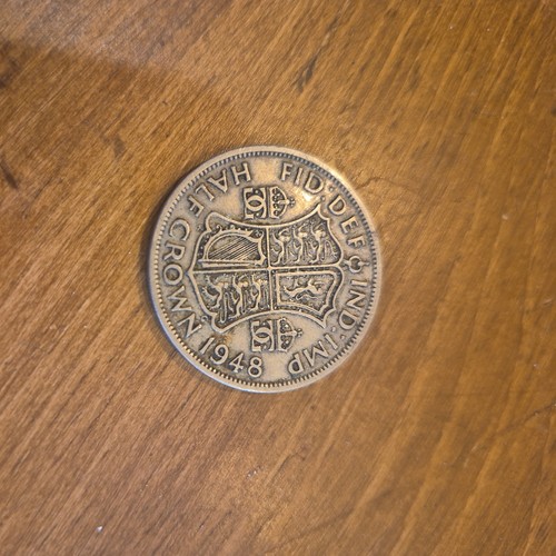 1948 half crown george - half, –