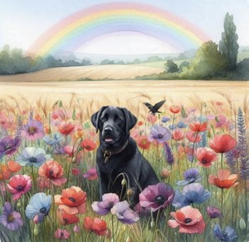 Black labrador cross - (40),