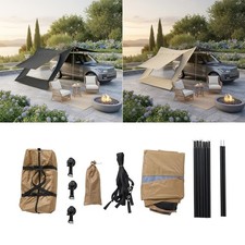 Waterproof SUV Car Side/Tailgate Awning Tent Sun Shade Camping Vehicle Canopy UK