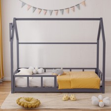 Pine Wooden Houese Shape Bed