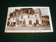 VINTAGE POSTCARD EXFORD THE CROWN HOTEL DULVERTON SOMERSET WHITBY LIGHT LANE RP