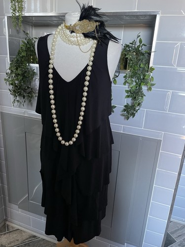 Black tiered suzanne grae - black,