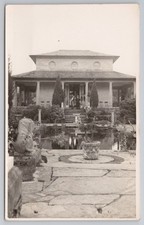 RPPC Selsey Sussex, Large House & Garden, Architectural by Gordon Lock Photo