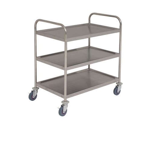 Genware trolley stainless - genware,