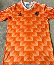 Netherlands Retro Adidas Original 1988 Home Football Shirt LARGE Mens