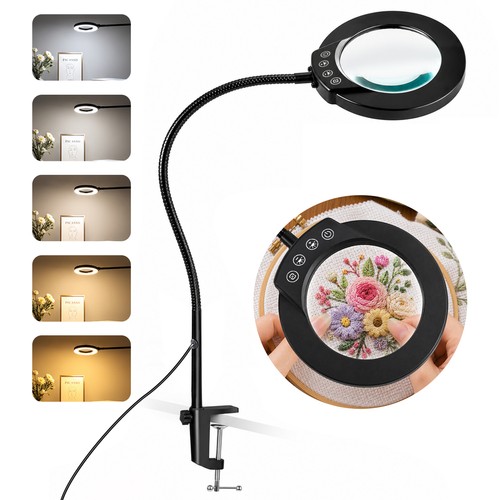 10x led desk magnifying lamp - 10x,