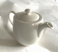 Portmeirion Soho Simple White Teapot 2 Pint Excellent Condition