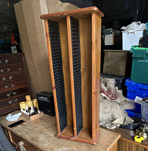 Freestanding wooden storage - wooden, cd