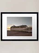 Cruise Ship RC Framed Art