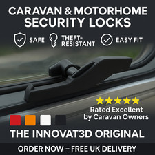 PolyPlastic - Caravan Motorhome Window Security Lock/Clip/Bracket