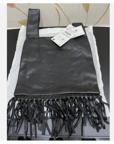 Zara leather handbag - zara,