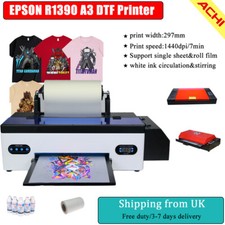 EPSON R1390 A3 DTF Flatbed